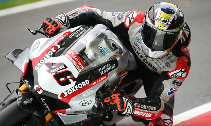 Tommy Bridewell was so desperate to win at Cadwell Park he was “100% willing to crash”